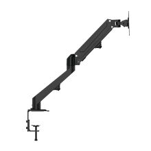 FMGT81 черный - кронштейн, крепление для монитора на стол (к столу) со струбциной, наклонно поворотный, газ лифт, диагональ 17-32 дюймов, подставка для монитора