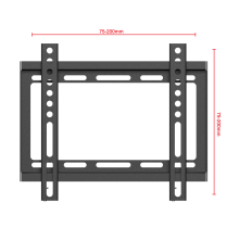 FN1613N черный - кронштейн на стену для телевизора или монитора фиксированный, диагональ 23-43 дюйма