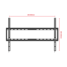 FN1207B черный - кронштейн на стену для телевизора фиксированный, диагональ 37-70 дюймов