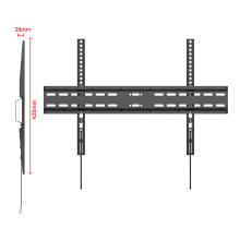FN4701 черный - кронштейн на стену для телевизора фиксированный, быстросъемный, диагональ 37-70 дюймов