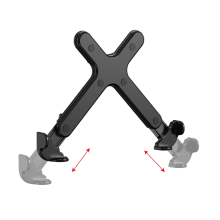 DMN05B черный - универсальное, телескопическое, крепление-полка VESA для ноутбука или планшета