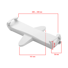 FP4WTAB белый - крепление-держатель, адаптер VESA для планшета или электронной книги, диагональ 7.9-13.0 дюймов