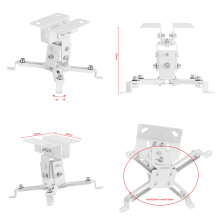 PM2202W белый - крепление на потолок для проектора универсальное, потолочное, наклонно поворотное