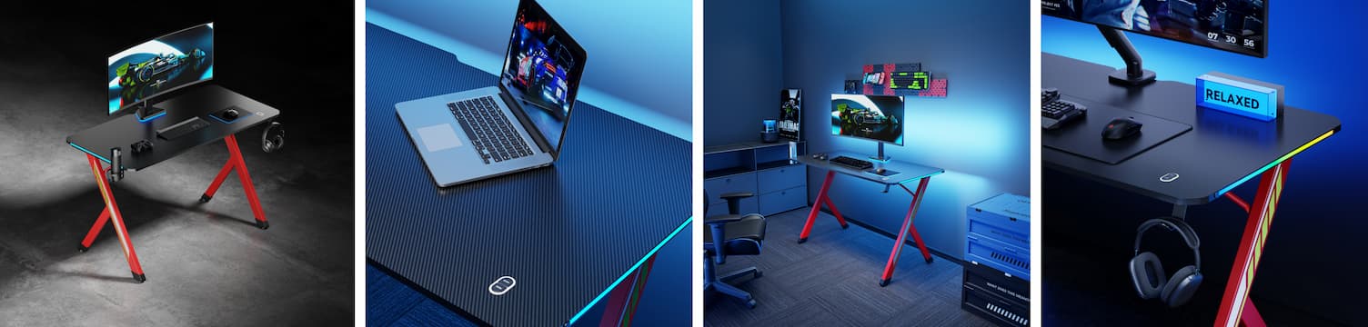 ST215RGBGL — игровой стол с возможностью установки кронштейна.