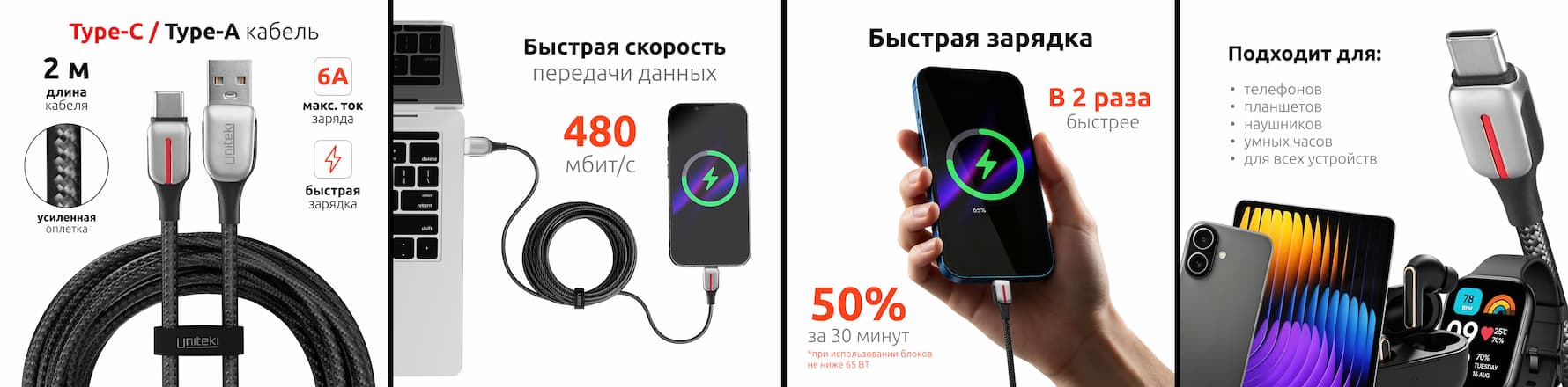 UT1002CABLE — USB-A → Type-C